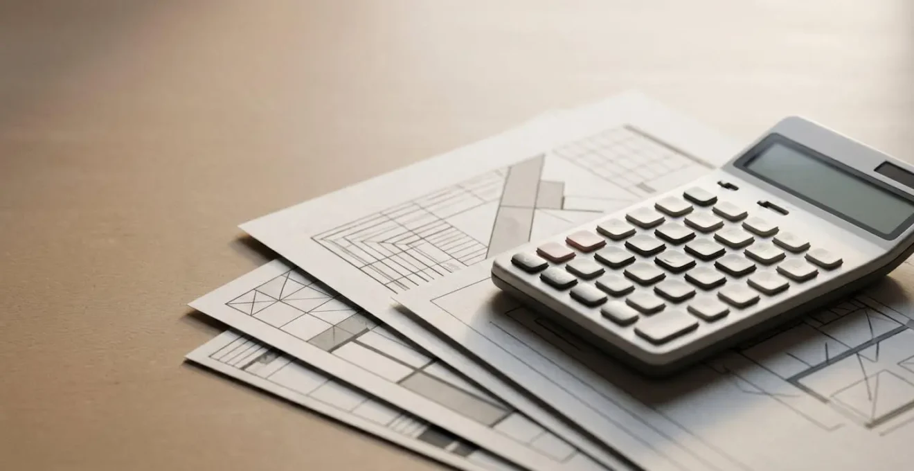 Calculatrice et documents fiscaux symbolisant le calcul de la déduction fiscale PER
