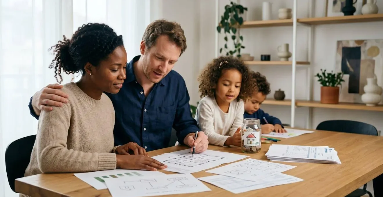 Décision financière familiale autour de l'épargne logement et du projet immobilier