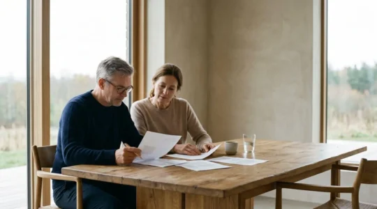 Préparation sereine de la retraite avec épargne personnelle et planification familiale