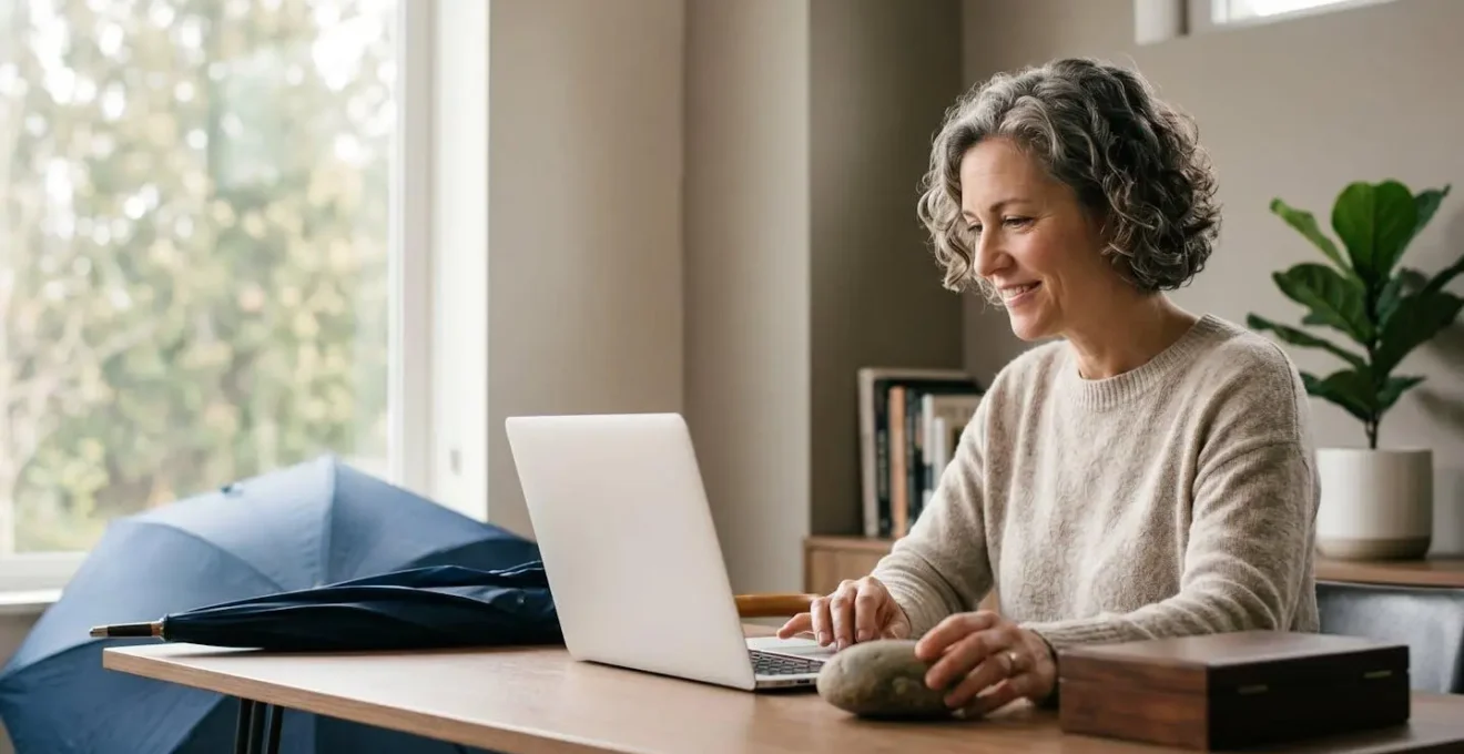 Travailleur indépendant protégeant son activité professionnelle et sa famille