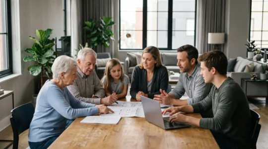 Projet immobilier familial en location meublée avec transmission patrimoniale