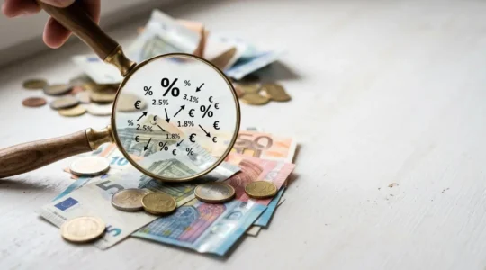 Concept de stratégie financière pour épargne bancaire avec taux boostés
